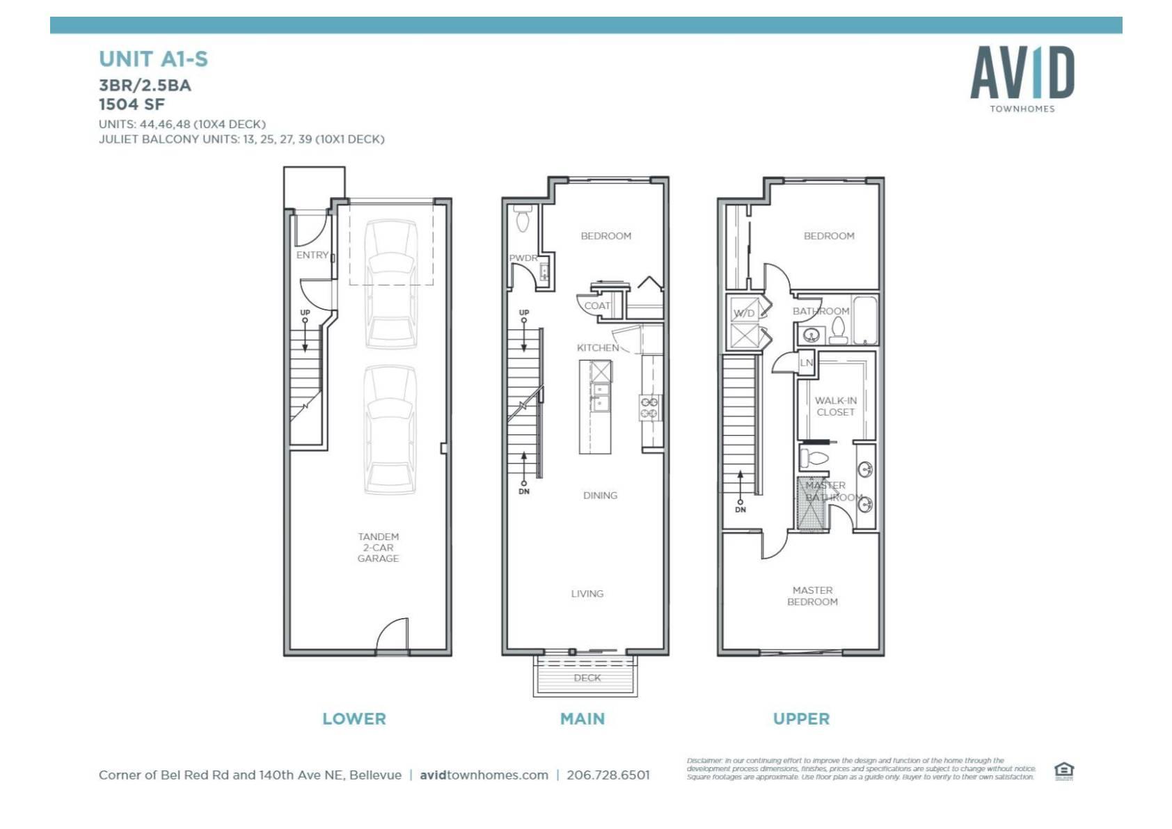 【新盘推荐】Avid Townhomes-贝尔维尤新房70万起!2018年初开售! 【新盘推荐】Avid Townhomes-贝尔维尤新房70万起!2018年初开售!
