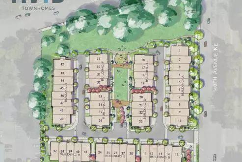 【视频】GPS房产带你看贝尔维尤新社区-Avid Townhomes！